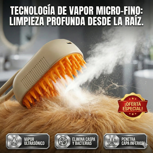 Cepillo Spa Vapor 3 en 1: