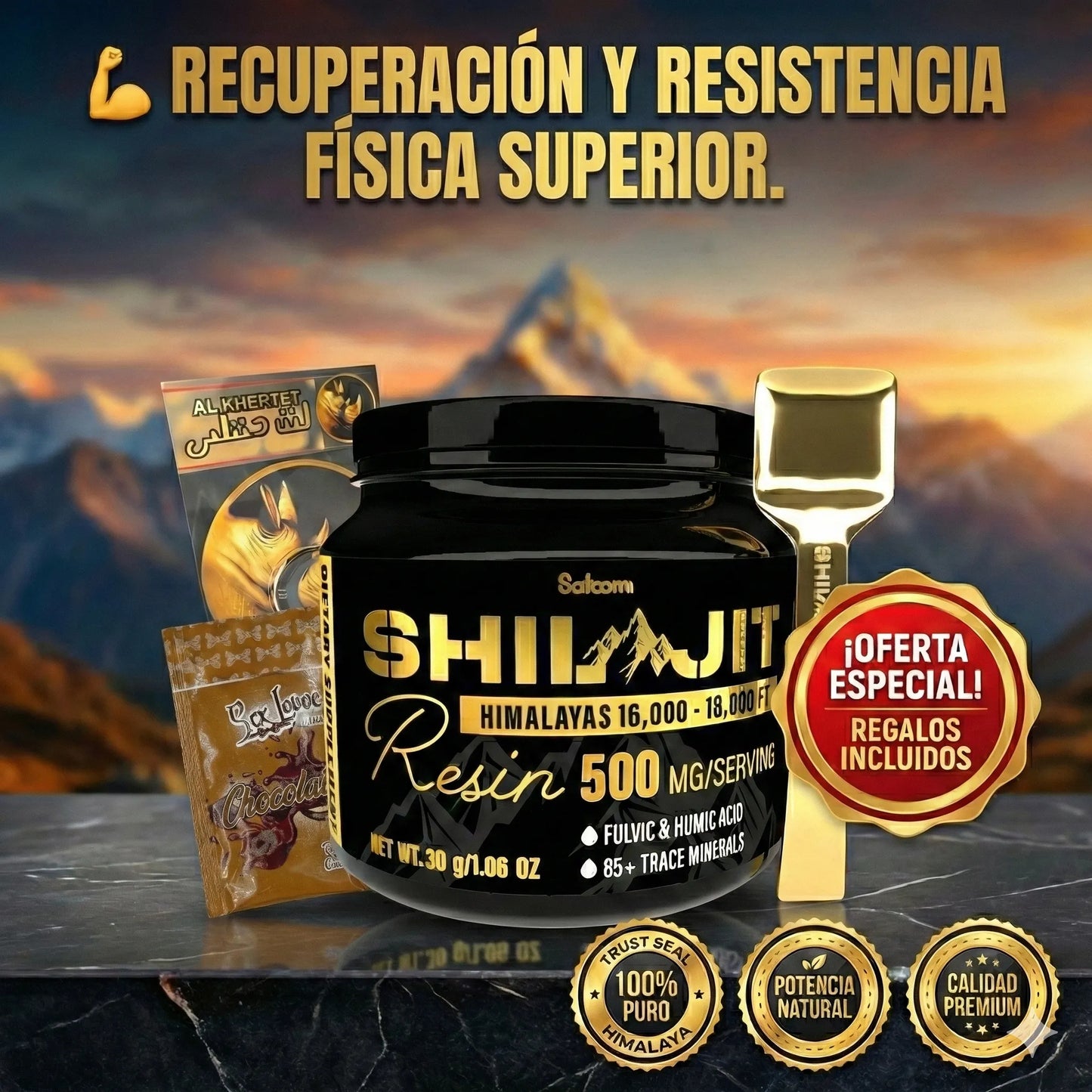 Shilajit: Recupera la energía de tus 20